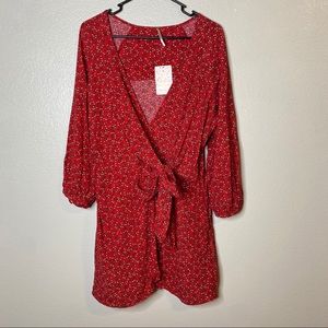 NWT Free People Red Blouse